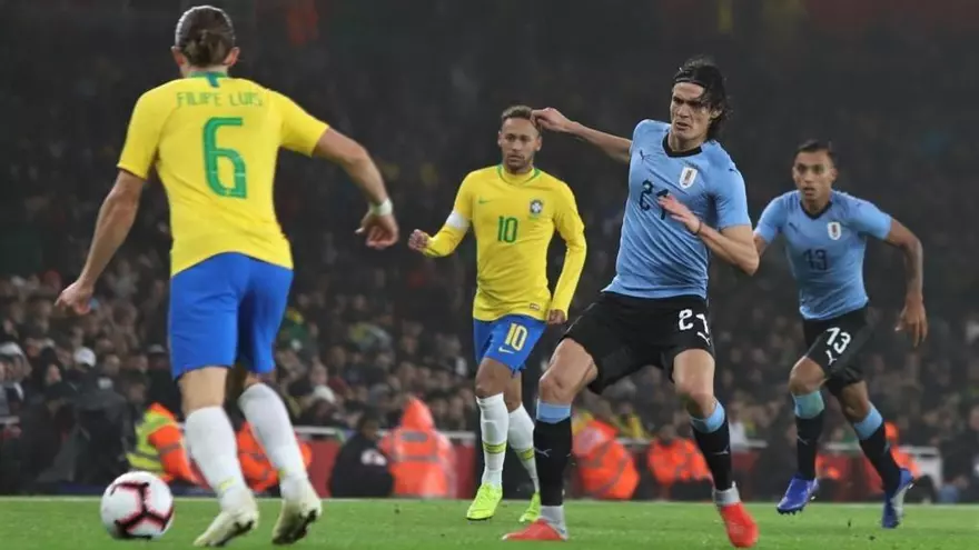 Brasil derrotó a Uruguay con gol de Neymar