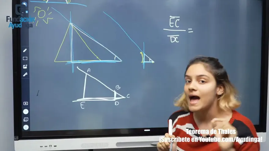 Ayudinga Matemáticas 10° - Teorema de Thales - Problemas de Ejemplo (Parte I) 3 de junio de 2020