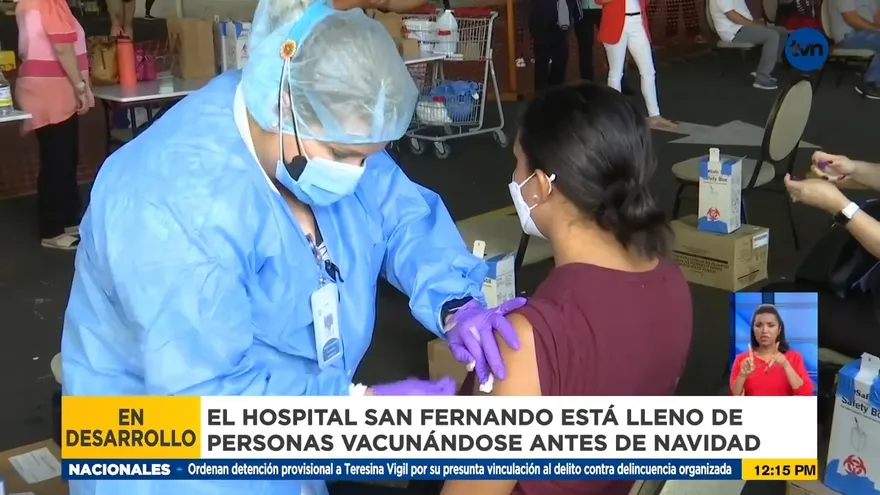 Gran cantidad de personas en ciudad de Panamá acuden a inmunizarse