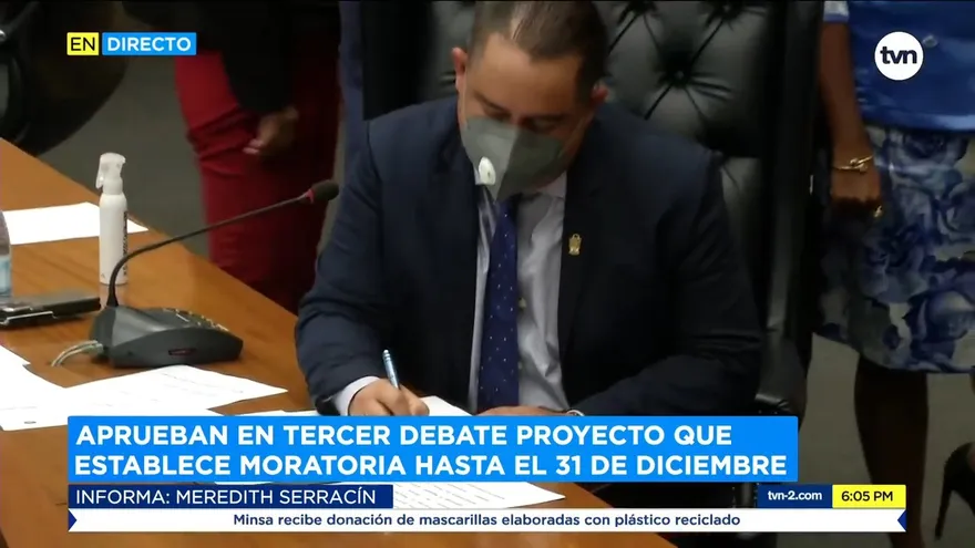 Asamblea Nacional aprueba en tercer debate la ley de moratoria