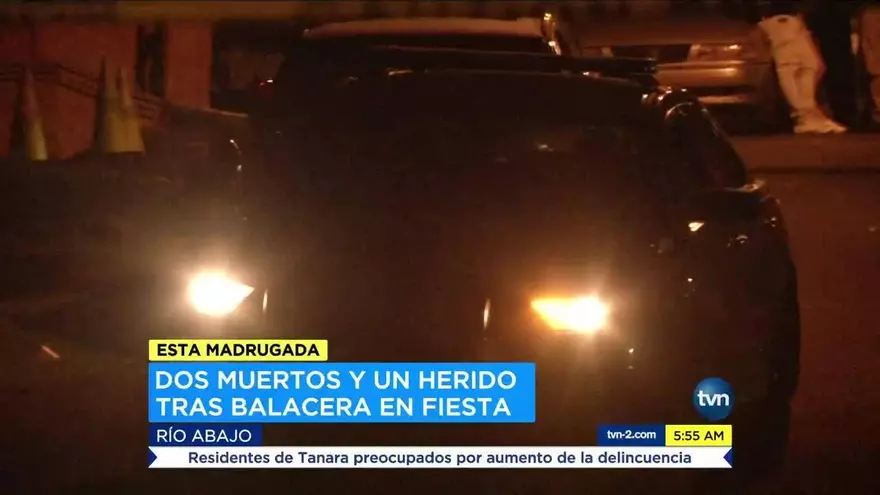 Dos muertos por balacera en Río Abajo