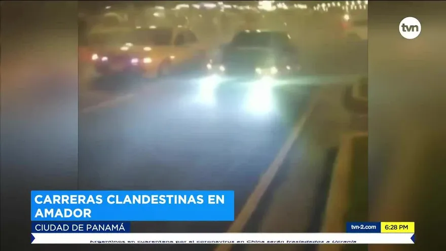 Preocupación por carreras clandestinas en Amador