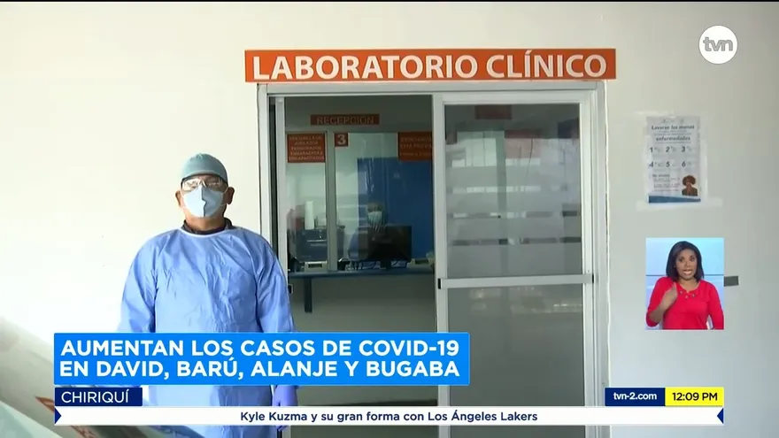Aumentan casos de COVID, en cuatro distritos de la provincia de Chiriquí