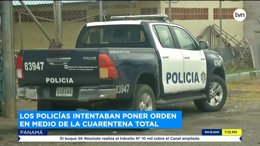 Se enfrentan a la Policía tras violar cuarentena