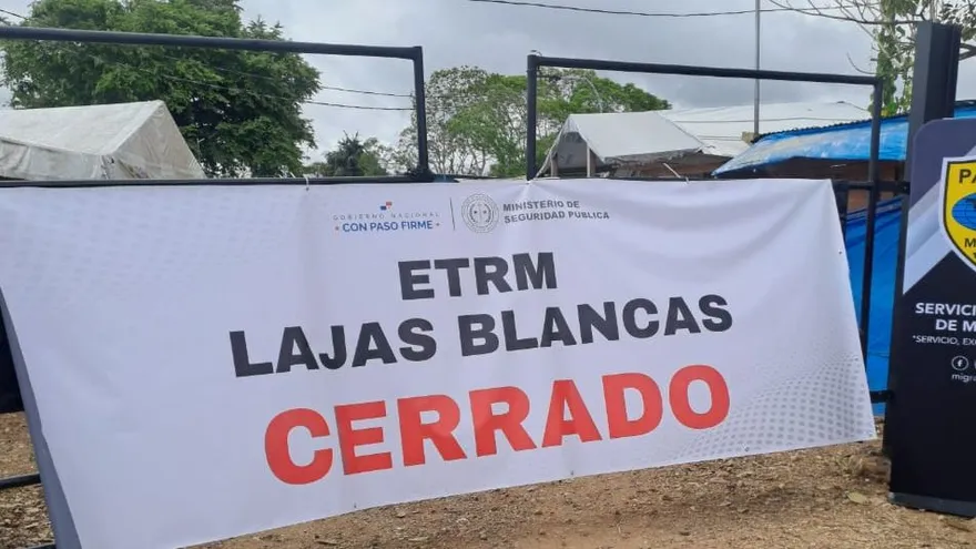 Centro de migrantes en Lajas Blancas, Darién queda cerrado.