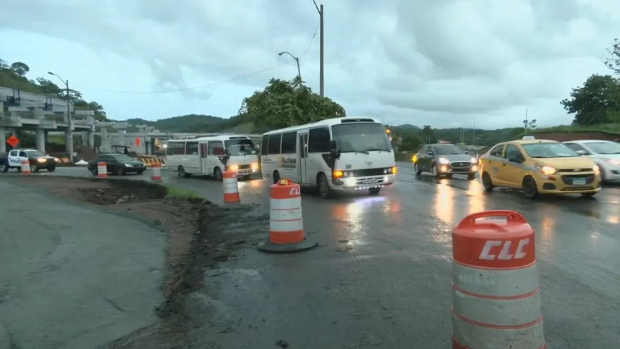 Tráfico en el sector de Panamá Pacífico.