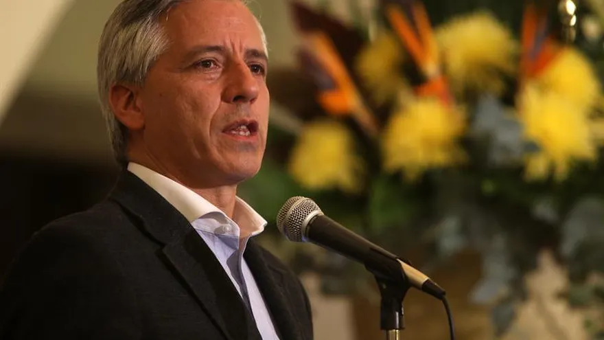 En la imagen, el vicepresidente de Bolivia, Álvaro García Linera.