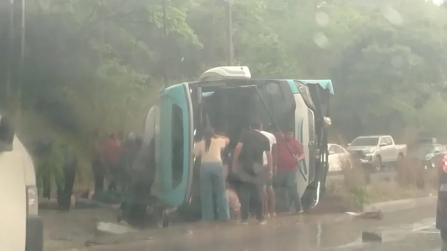 Accidente de tránsito en El Platanal.