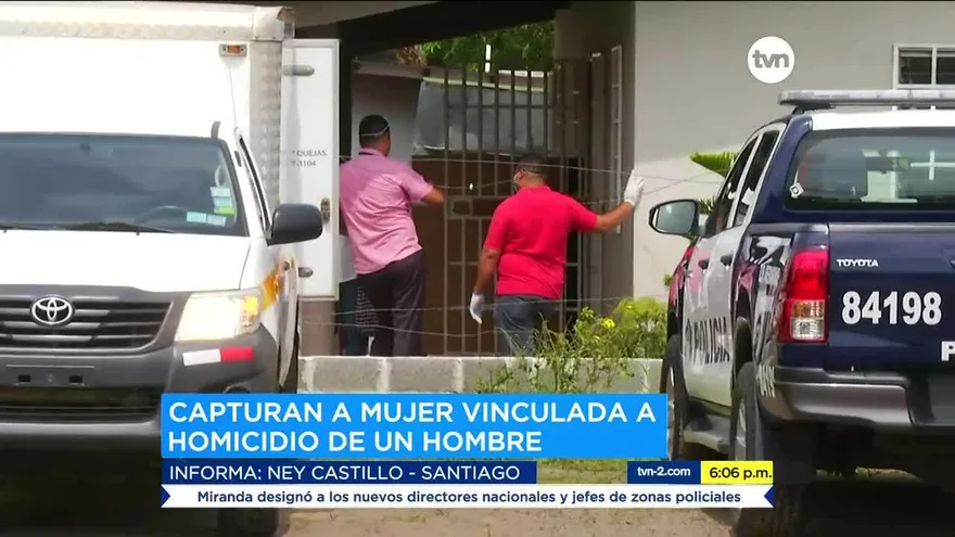 Capturan a mujer vinculada al homicidio de un hombre en Santiago