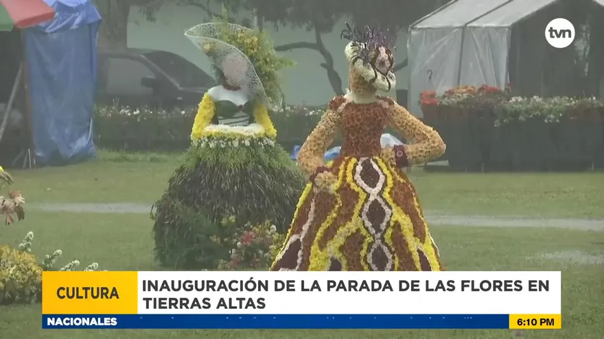 Inauguran la Parada de las Flores en Tierras Altas