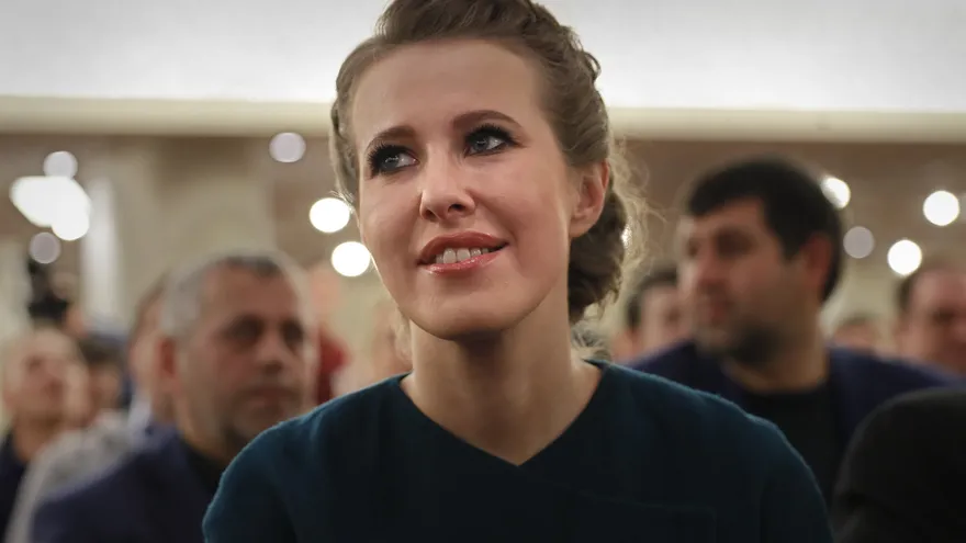 La opositora Ksenia Sobchak, candidata a la presidencia rusa