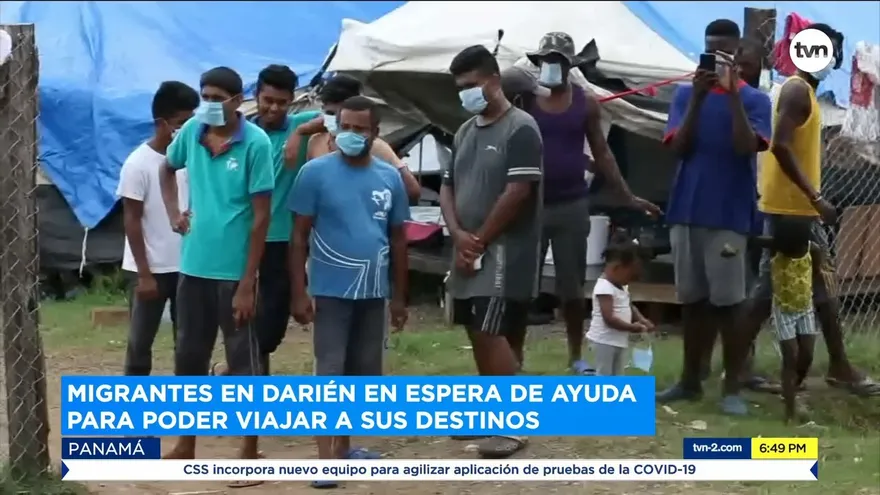 Incertidumbre por migrantes varados en Darién