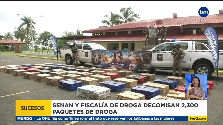 Más de 2 mil paquetes de droga fueron decomisados en Colón