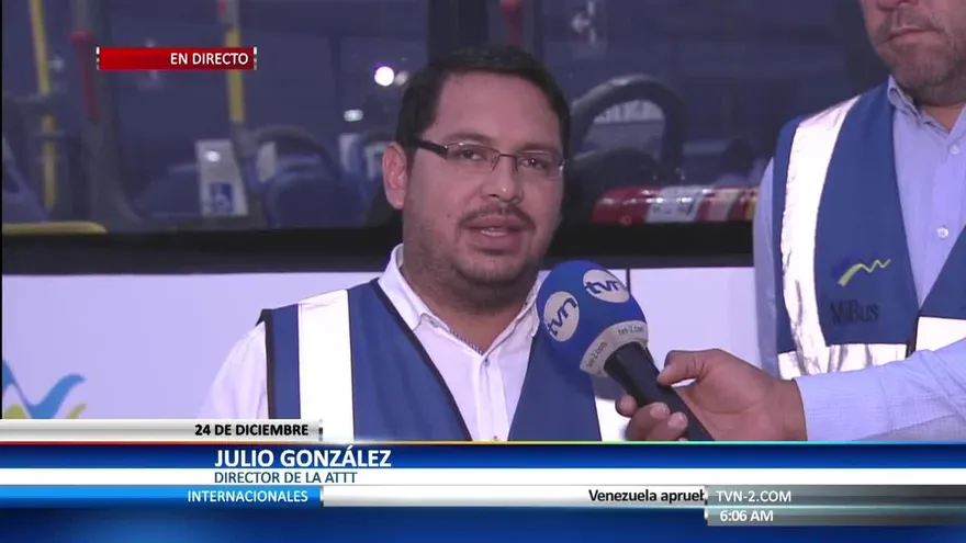 Julio González habla de la rebaja del pasaje en los corredores