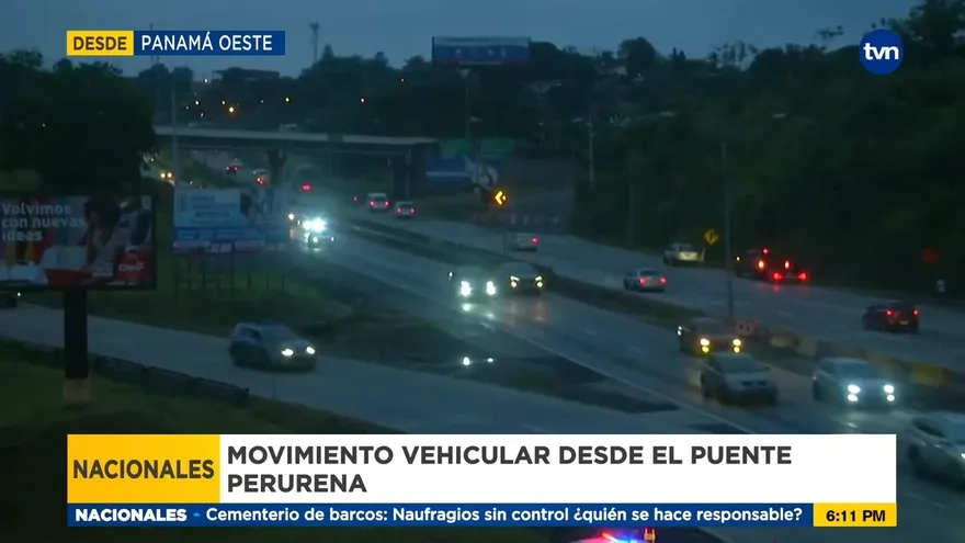Puente Pururena registra gran tránsito vehicular