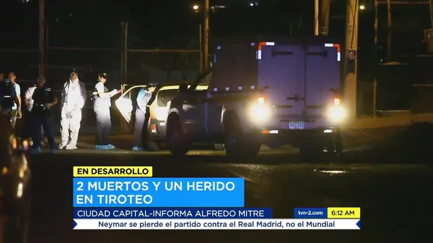 Dos muertos y un herido en balacera