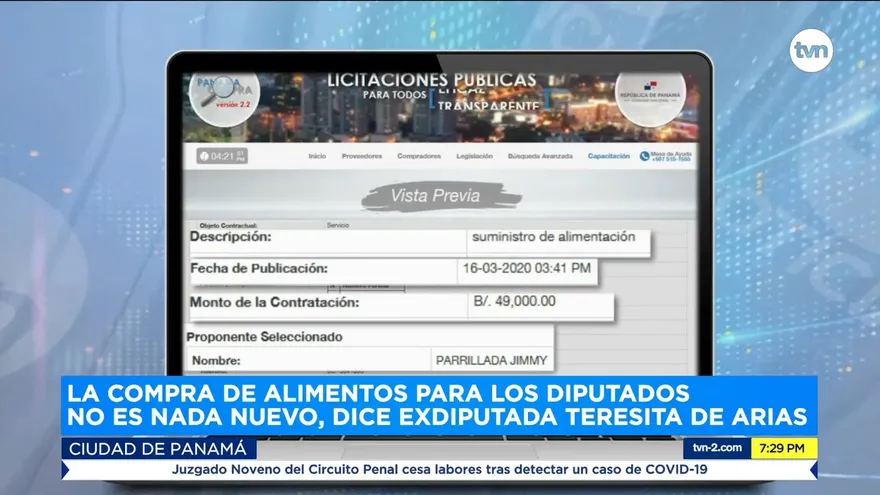 Compra de alimentos en la Asamblea se suma a otros beneficios que reciben los diputados