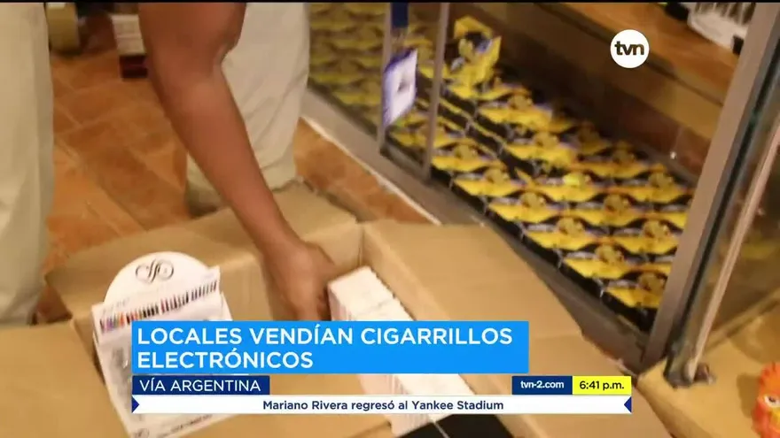 Decomisan cigarrillos en varios comercios de la capital