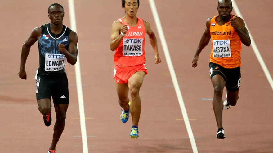 Alonso Edward se ubicó segundo en los 200 metros de la" Liga Diamante"