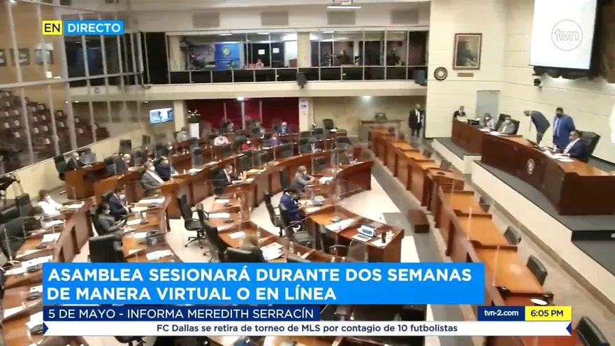 Asamblea empezará a realizar sesiones virtuales por casos de COVID-19