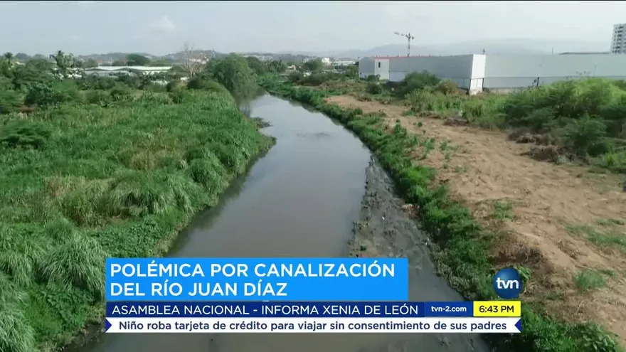 Polémica por los trabajos en el río Juan Diaz