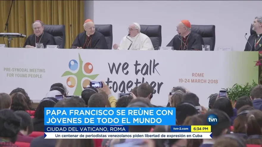 Papa Francisco se reúne con jóvenes de todo el mundo