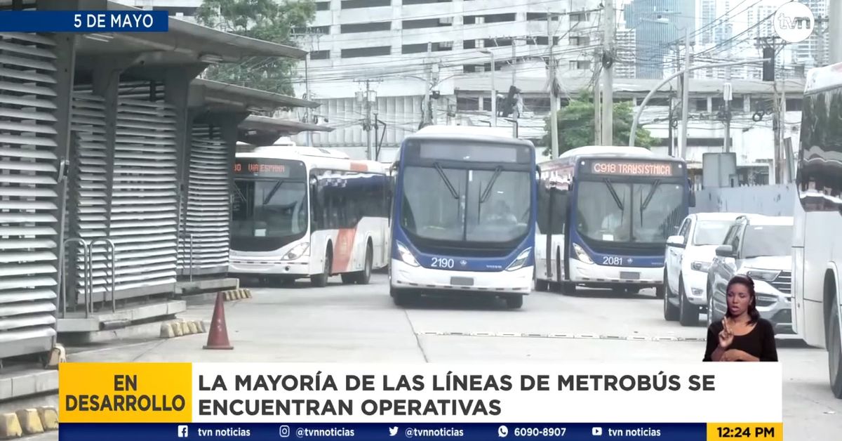 Metrobús MiBus anuncia servicio parcial de metrobuses en la capital