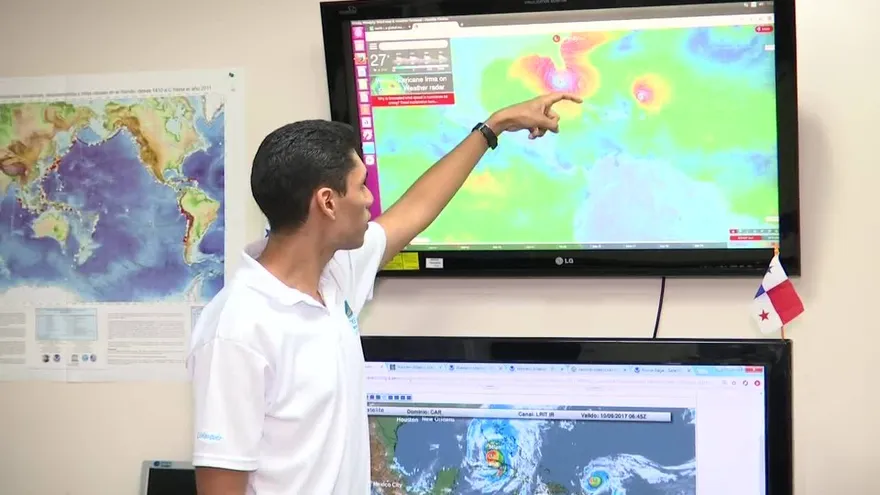 Clima de Panamá se ve afectado por el huracán Irma