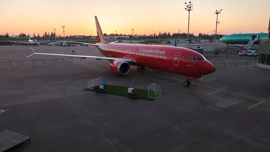 Avión que trasladará a la selección de Panamá en el Mundial de Fútbol