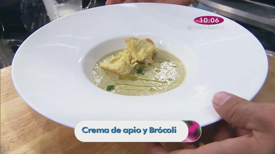 Crema de Apio y Brócoli