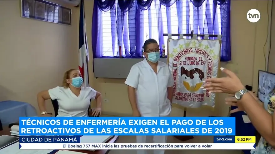 Técnicos de enfermería exigen el pago de los retroactivos de las escalas salariales de 2019