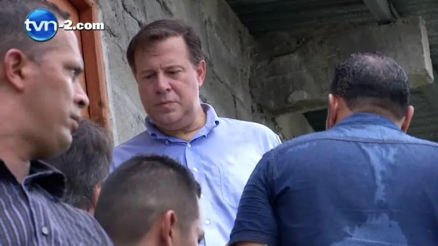 Recorrido del Presidente Juan Carlos Varela a áreas afectadas por las inundaciones