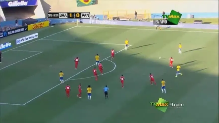 Gol de Dani Alves Brasil 2-0 Panam