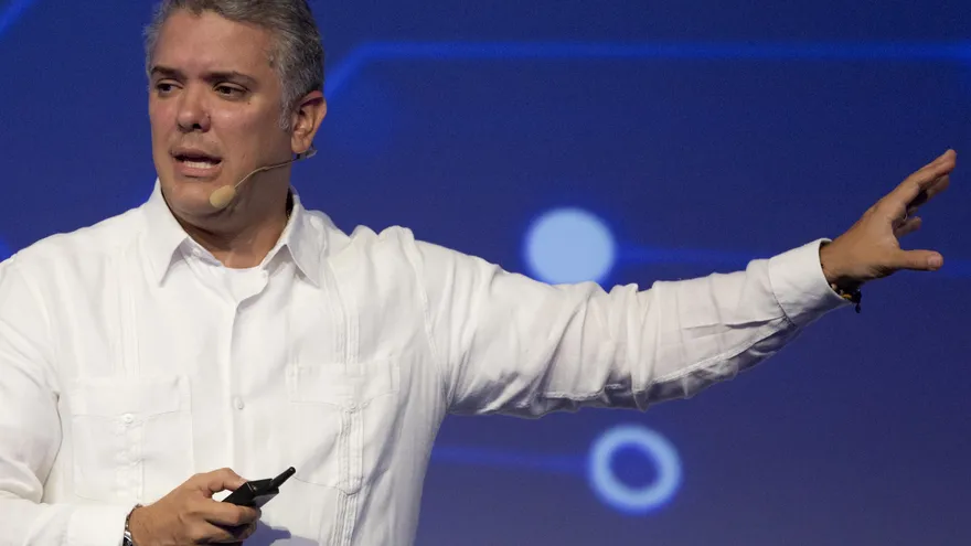 El presidente de Colombia, Iván Duque.