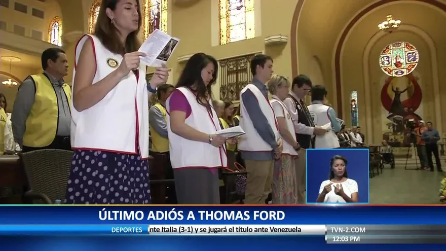 Dan el último adiós a Thomas Ford