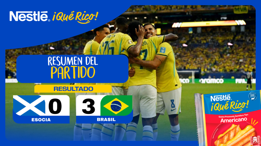 Mundial 2026 | Escocia 0-3 Brasil resumen completo duelo del Grupo C