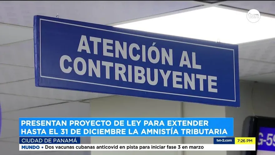 Presentan proyecto para extender la Amnistía Tributaria