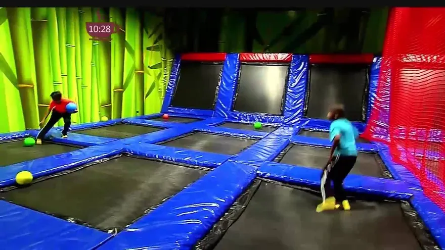 Jelou Kids Quemados en trampolin