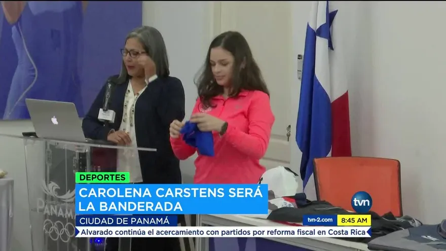 Carolena Carstens Abanderada para los Juegos Suramericanos de Cochabamba