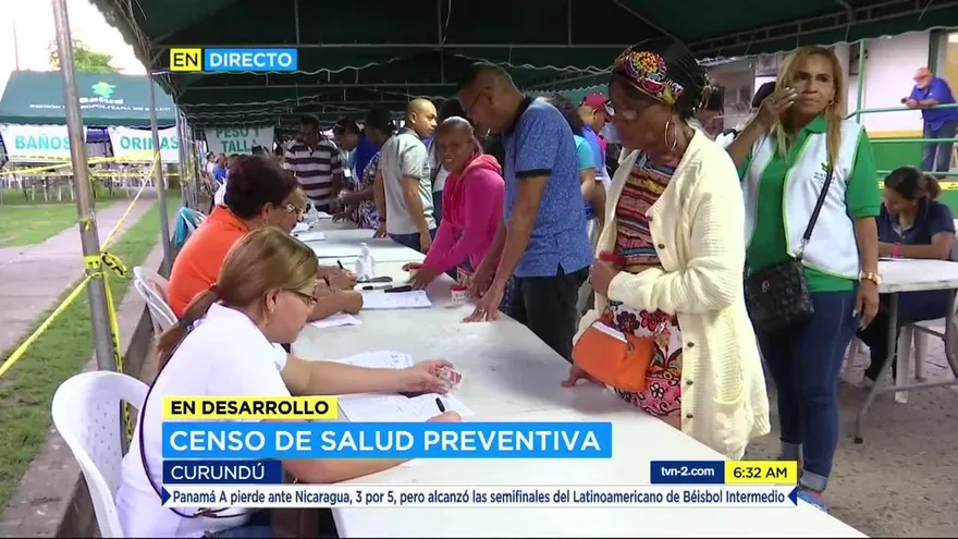 Censo de salud preventiva en Curundú