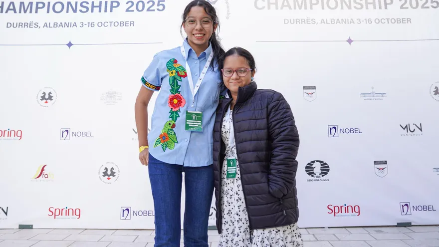 Panameñas en campoenato juvenil de ajedrez en Albania