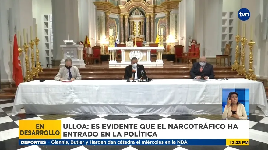 Monseñor José Domingo Ulloa habla sobre la narcopolítica