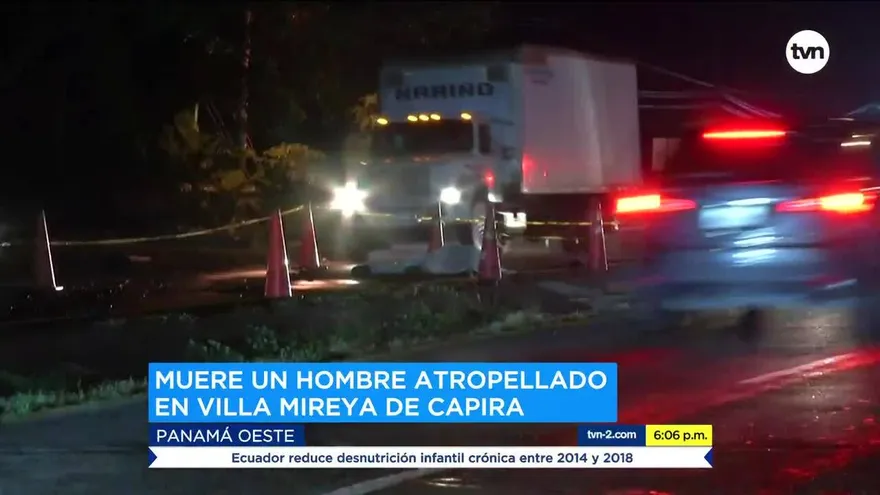 Una nueva víctima por atropello se registra en Capira