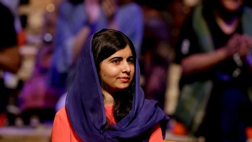La pakistaní Malala Yousafzai, premio Nobel de Paz, participa en un evento sobre educación y desarrollo de niños y mujeres en Brasil en Sao Paulo (Brasil).