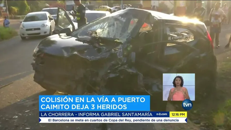 Accidente en Puerto Caimito deja múltiples heridos