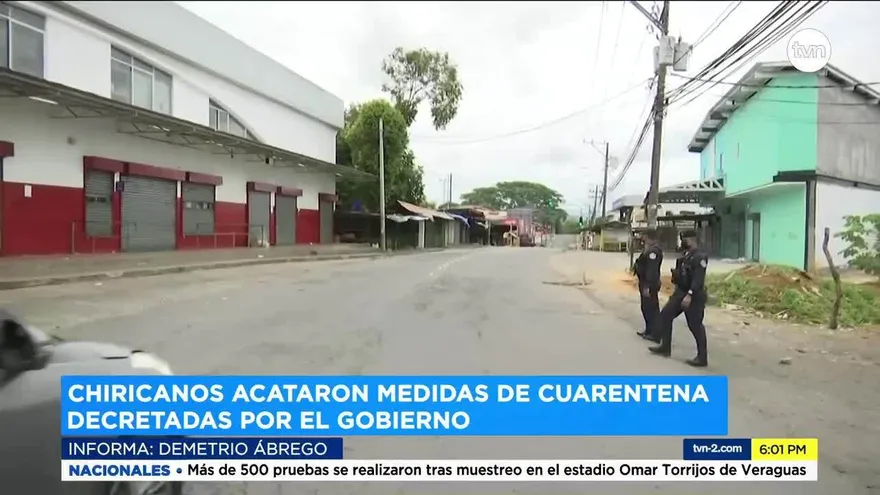 Chiriquí cumple su cuarentena total