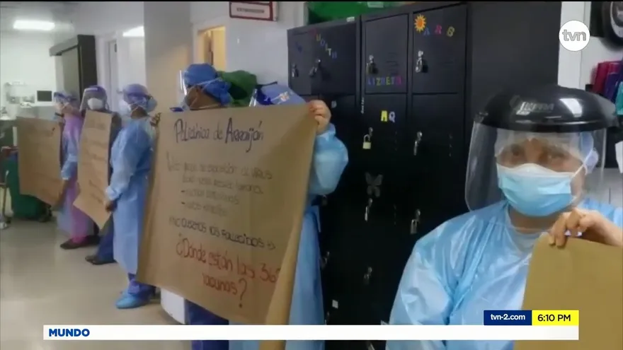 Personal de salud en Arraiján espera ser vacunado cuando llegue el segundo lote