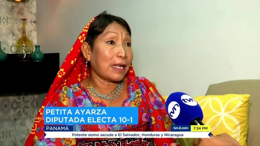 Petita Ayarza, la diputada que resaltará la cultura guna en la Asamblea