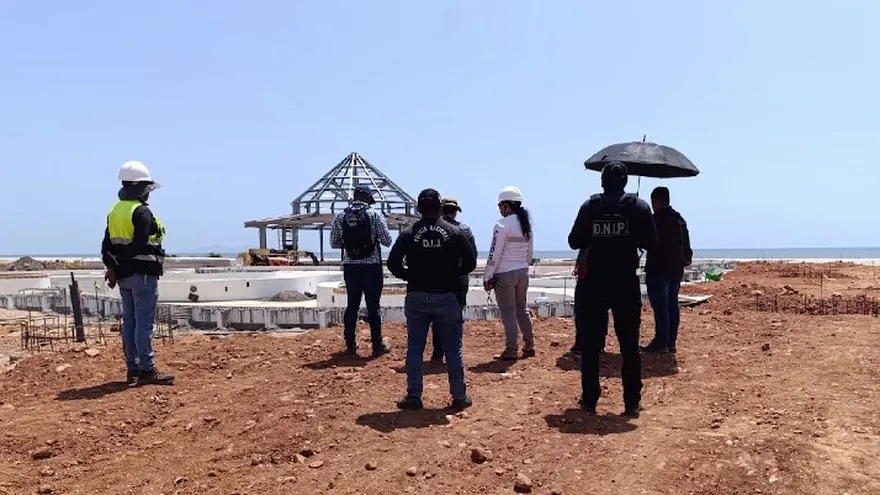 Diligencias en Punta Chame.