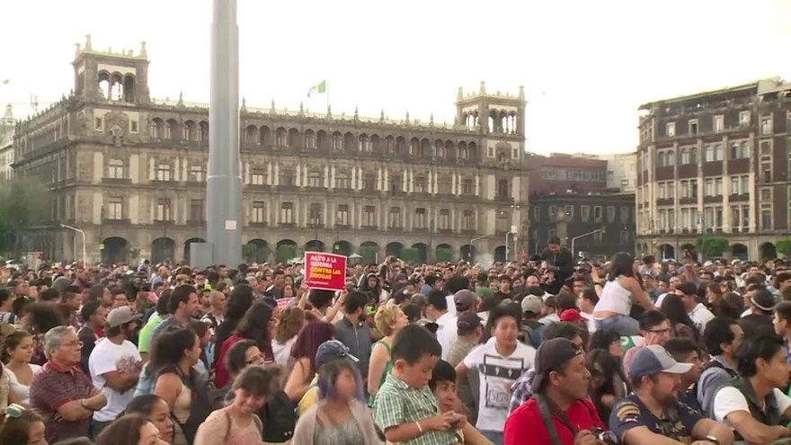 Caravana por la paz en Ciudad de México